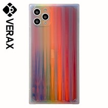 기타 바보사랑[베락스]아이폰8플러스 사각 레인보우 젤리 케이스 P583, 블루퍼플