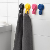 이케아 흡착식후크 행거 옷걸이 욕실샤워타올 수건 4개, 상세페이지 참조, 상세페이지 참조