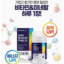 통풍에 좋은 영양제 멀티비타민 건강증진 활력 온가족비타민 비타민 미네랄 23종 함유, 9개월분