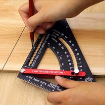 가재울통상 알루미늄 삼각자 각도 목공용 직각자 절자 전문가용 스피드스퀘어 0-93-056934-53ea