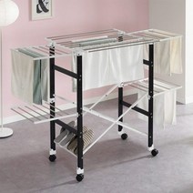 라이프웨어 CS 빨래건조대805 BR805 블랙×499VS, 블랙, 블랙