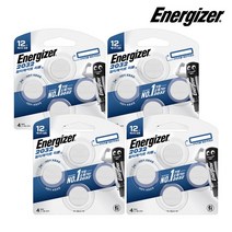 에너자이저 얼티메이드 리튬코인 건전지 2032 4입 x4개, 없음, 단일옵션