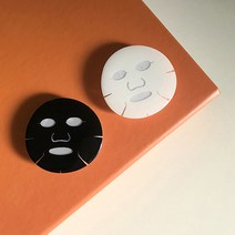 특이한 마스크팩 그립톡 웃긴 쓸모없는 쓸데없는 연말 선물 관종템 스마트톡, 하얀 마스크팩