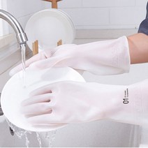 감성주방을 완성한다 정~말 야무진 고무장갑 5개 세트, M, 블루