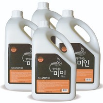 향기나는 미인 샴푸 4000g X 4개 1BOX 대용량 리필용 업소용