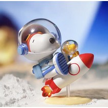 popmart 팝마트 스누피 피너츠 우주여행 시리즈 아트토이 단품 피규어, F개