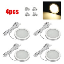 인테리어 조명 보트 캠핑 트레일러 LED 스포트 라이트 밴 캠퍼 캐러밴 모터홈 12V 캠핑용 4 개, [03] 4000K Natural White