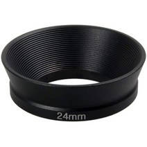 일본직발송 2. ETONE 24MM 스크류 인 특수 금속 렌즈 후드 그늘 ROLLEI 35 35T 35TE 필름 카메라 용 B07JR, One Size, One Color