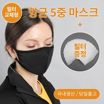 마스크 필터마스크+교체필터 리필증정 3D 입체마스크 조이할리, 6장