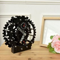 데일리데코 스트레인 알람 탁상시계, 블랙