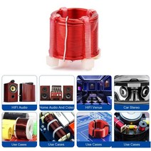 코일 스피커1Pcs 에어 코어 인덕터 0.6mm 스피커 크로스 오버 코일 무산소 구리 주파수 분배기 DIY, 16 0.6mm 1.7MH