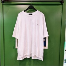 더블에잇 88더블에이트)남여공용 3컬러 오버핏 걸스프린팅반팔티셔츠