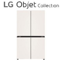 LG 디오스 오브제컬렉션 4도어 냉장고 (T873MEE012), 베이지+베이지