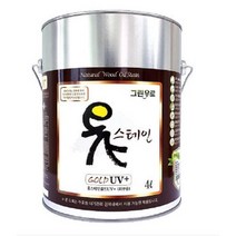 [건축자재팀버주식회사]옻스테인 골드 UV+ 천연오일스테인 외장용 500ML/목재보호도료페인트/천연오일스테인, 월넛