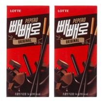 초코빼빼로 막대과자스낵 54g x 8개, 상세페이지 참조