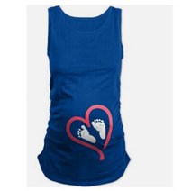 간편 수유 임산부 외출복여성 가을 ​​출산 긴 소매 발자국 인쇄 티셔츠 임신 옷 출산