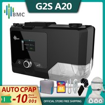 양압기 BMC 건강 관리 CPAP 자동 G2S C20/A20 휴대용 가벼운 기계 무료 마스크 가습기와 수면 코 고는 무호, 05 A20 and FM_02 매체