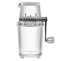manual ice crusher mini ice shaver chopper 수동 스노우 콘 스무디 메이커 ice block broken slush machine, 빙