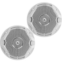 미국발송 JBL MS6510 16.5cm(6-1/2인치) 300와트 최대 전력 MS 시리즈 듀얼 콘 방수 해양 자동차 보트 ATV 스피커, 6-1/2 Marine Speakers