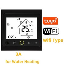 건강 온수매트 Minco Heat-스마트 Tuya 와이파이 온도 조절기 BHT002 95 ~ 250V 전기 물 바닥 난방 가스, 05 3A Water WIFI