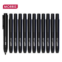 모리스 퀵마크 퍼머넌트M 유성매직, 흑색, 12개입