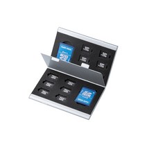 sanwa FC-MMC5MICN sd메모리카드 알루미늄 케이스 (14매)
