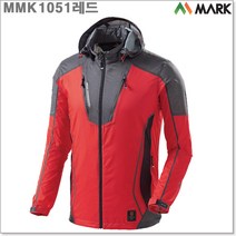 마크 (MMK1051레드)남녀공용 하이브리드윈드브레이커 홑겹탈부착후드바람막이_라인몰바람막이/빅사이즈/단체주문