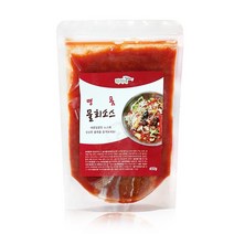 수제 명품 물회소스 물회육수 육회물회 한우 물회양념소스 400G, 1개
