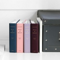 아이코닉 폴라로이드 앨범 미니포토앨범 커플기념일선물 diy앨범 포토북, 스틸블루