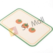 SY몰 가죽 식탁매트 단감 45X30CM 테이블데코 테이블세팅지 테이블세팅