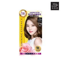미쟝센 샤이닝에센스 퍼퓸 염색약 7종 염모제, 7N 자연갈색, 1개