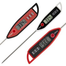 디지털 온도계 표준 탐침 전자온도계 디지털온도계 탐침온도계 조리용온도계, TP-300+화이트