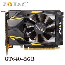 오리지널 ZOTAC 비디오 카드 GeForce GT640 2GB 128Bit 그래픽 gpu지도 NVIDIA 2GD3 HDMI DVI VGA GT730 1GB gtx 960, [01] GT640 2GB, 01 GT640 2GB