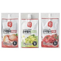 차갑게 먹으면 더 맛있는 오늘좋은 곤약젤리 3종(복숭아+청포도+석류), 1set, 450g