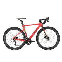그래블 바이크 자전거 JAVA IDRA 알루미늄 합금 디스크 브레이크 자갈 도로 자전거 18 속도 통합 핸들 바, 01 빨간_02 54cm_01 18