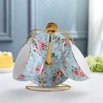 영국식 홈카페 커피잔 명품 고급 찻잔 세트 예쁜 홍차잔, M