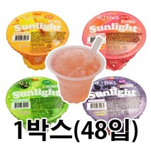 썬라이트 젤리 사과맛 180gX48개입(1박스), 1box, 180ml