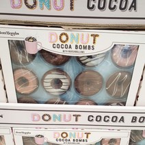 BOM BOMBS 밤 밤스 마시멜로 도넛모양 코코아 밤스 47g X 12 코스트코 판매, 564g X 1박스, 546g