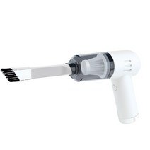 USB 자동차 진공 청소기 무선 충전 휴대용 핸드 헬드 홈 듀얼-데스크탑 미니 사용, [01] WHITE
