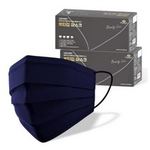 더착한 비말차단 마스크 (KF-AD) / 더착한 쁘띠럽 마스크 네이비, 일반형 쁘띠 네이비 2BOX, 100ao * 1개