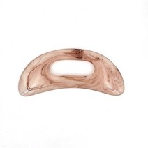 목마사지기 1 구아샤 보드 천연석합성 수지 도구 에이핑 보드 도구 구아샤 보드 테라, 베이지-빅