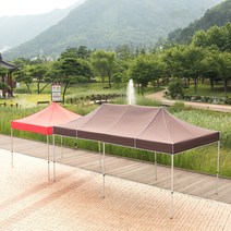 프리폼 프리미엄 대형 고급 함마톤 알루미늄골조 천막 3x6 방수천막, 1개, P천막 3X6 백청백
