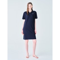 [휠라 언더웨어] FILA 휠라 세미루즈핏 오픈카라 원피스 (DID) 반팔 원피스