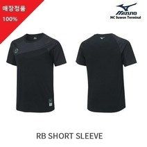 미즈노 미즈노 곡진 블록형 디자인으로 세련된 이미지 연출하는 반팔티셔츠 A112109