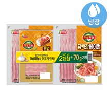 롯데 의성마늘 담백한베이컨 160gx2개입+70g, 1개, 320g+70g