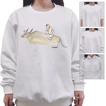 소그림 시골 한우 12지신 십이지신 소띠 cow 후드티