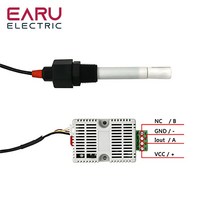 EC 트랜스미터 EC 센서 TDS 전도도 센서 모듈 4-20mA 0-5V 0-10V RS485 아날로그 전압 출력 수질 감지, 09 0-10V 0-44000uS cm