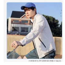 아웃도어 캐쥬얼 쟈겟 자켓 바람막이, 블루