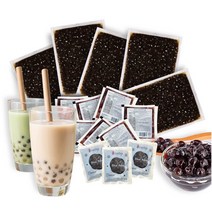 아임요 이지 타피오카 펄 120g 600g 빙수 버블티 재료 블랙 즉석 펄 밀크티, 아임요이지타피오카펄600g