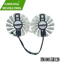 GAA8S2U FD10015H12S DC12V 0.55A GTX1070 TI EMTEK PALIT GTX 1070 1070TI SUPER JETSTREAM 그래픽 카드 냉각 팬, 2PCS SET
